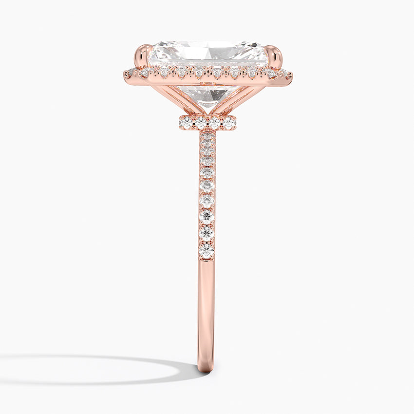 Waverly Diamond Ring Hidden Halo