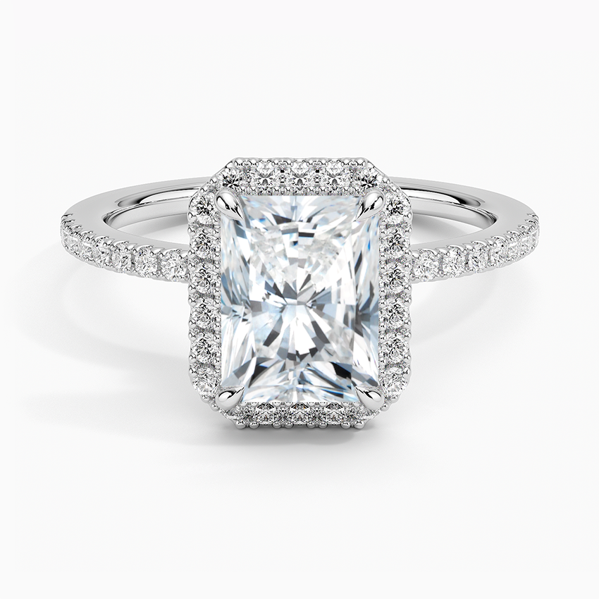 Waverly Diamond Ring Hidden Halo