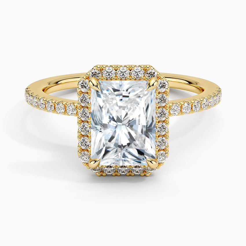 Waverly Diamond Ring Hidden Halo