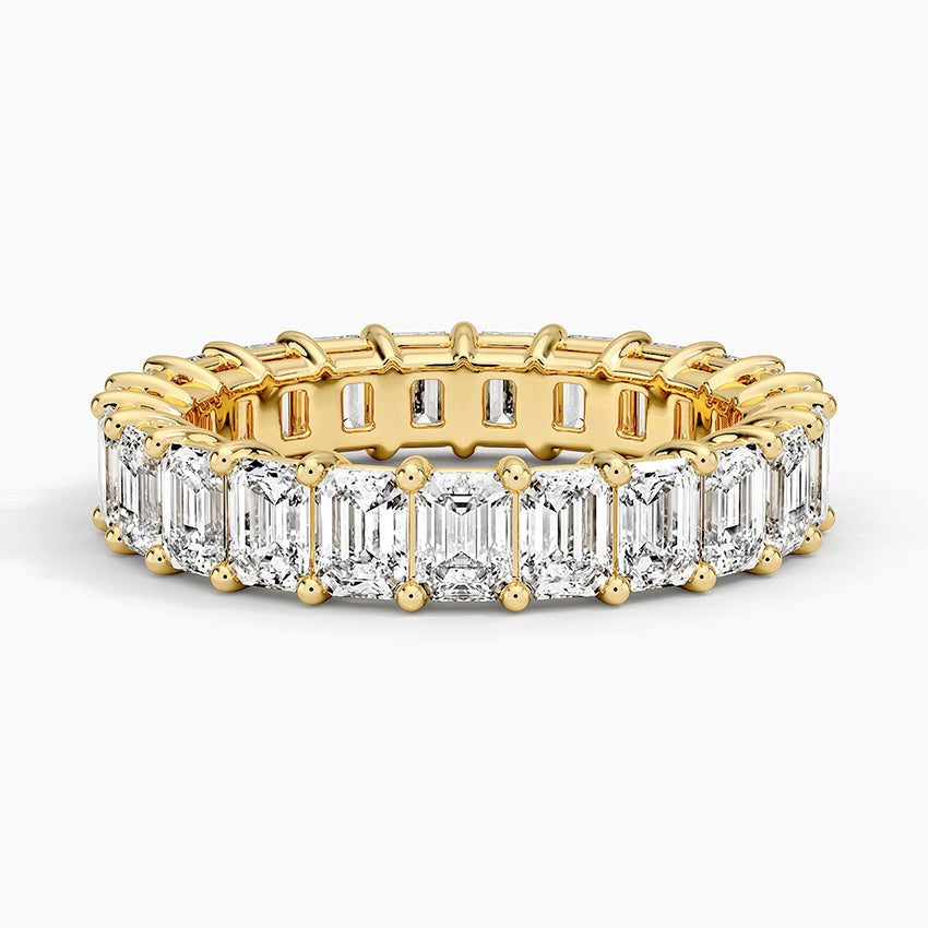 Emerald Eternity Diamond Ring