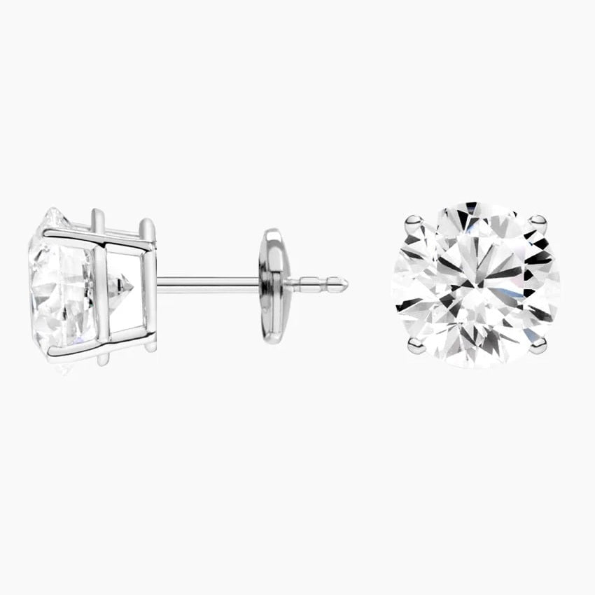 Perfect 4-Prong Diamond Stud Earrings