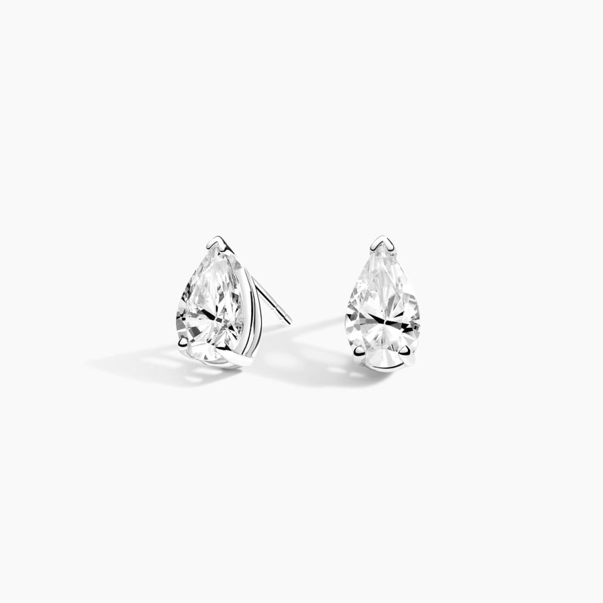 Diamond Bezel Stud Earrings