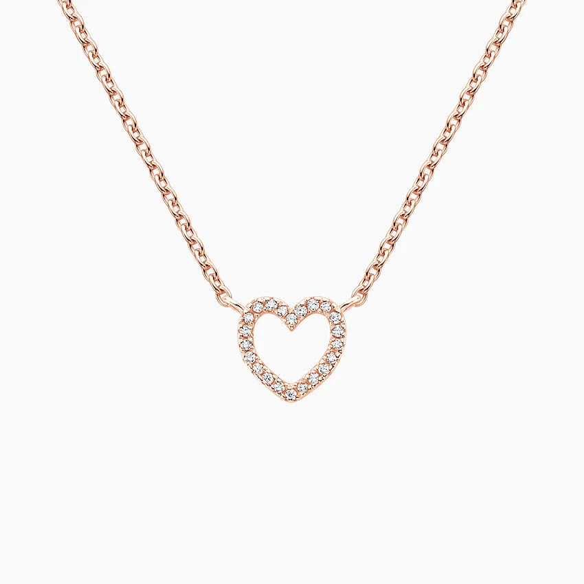 Heart Pavé Diamond Pendant