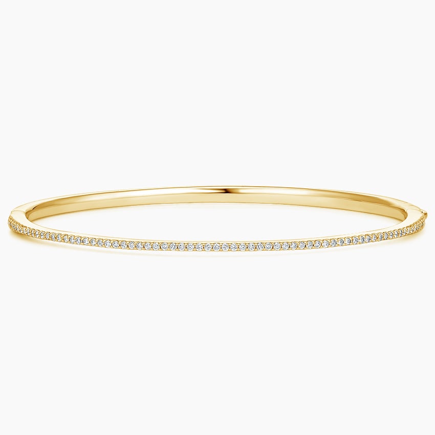 Whisper Pave Diamond Bangle Bracelet