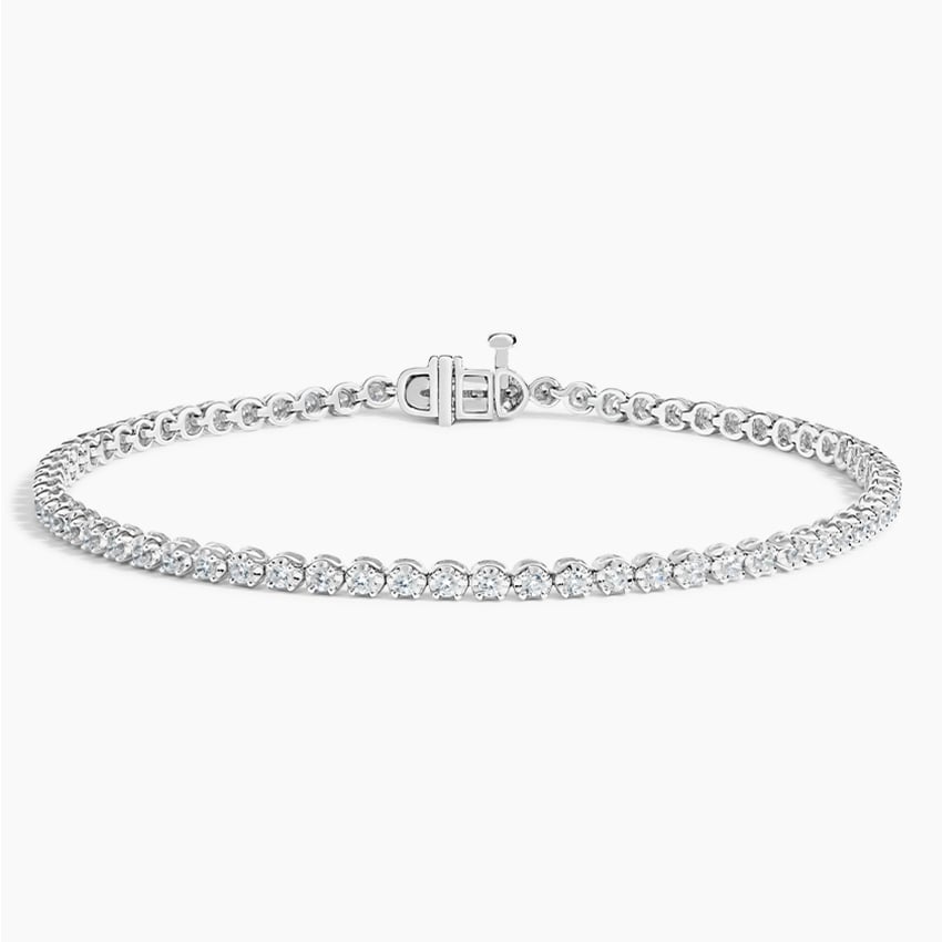 Adorned Diamond Tennis Bracelet