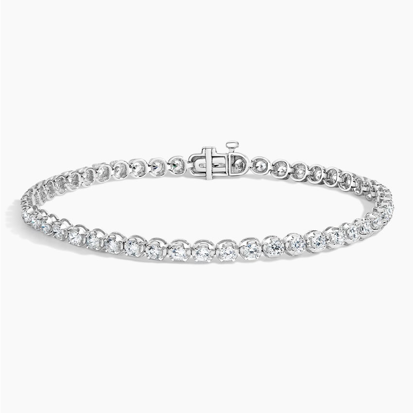 Adorned Diamond Tennis Bracelet