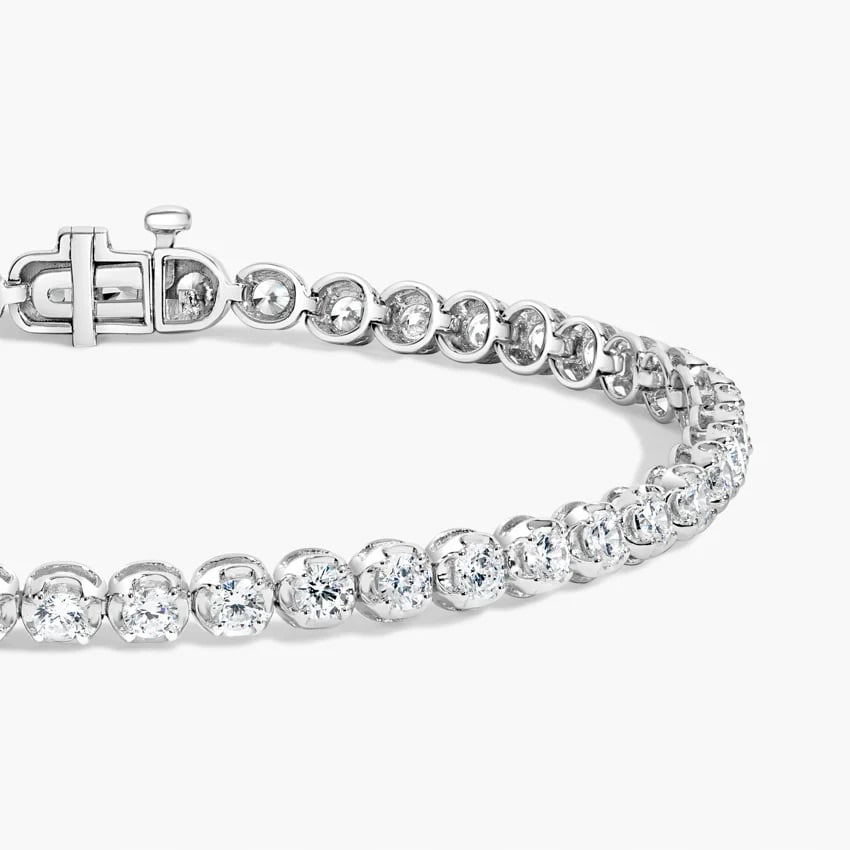 Adorned Diamond Tennis Bracelet