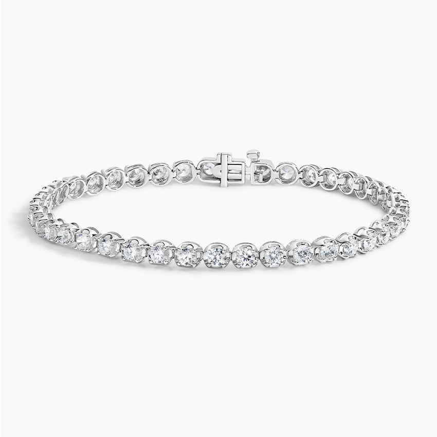 Adorned Diamond Tennis Bracelet