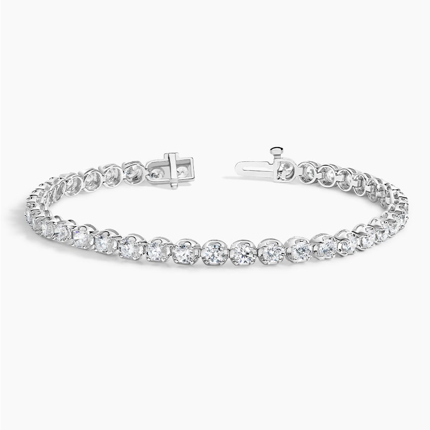 Adorned Diamond Tennis Bracelet