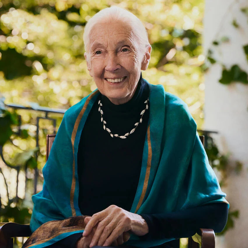 Pavé Olive Branch Diamond Necklace