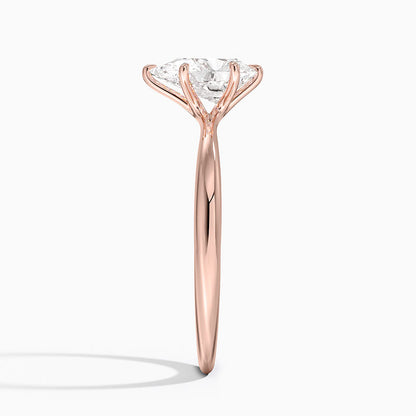 Каблучка з діамантом солітер Freesia Pear Cut
