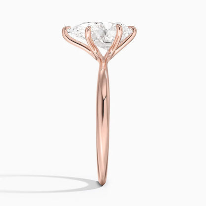 Каблучка з діамантом солітер Freesia Pear Cut