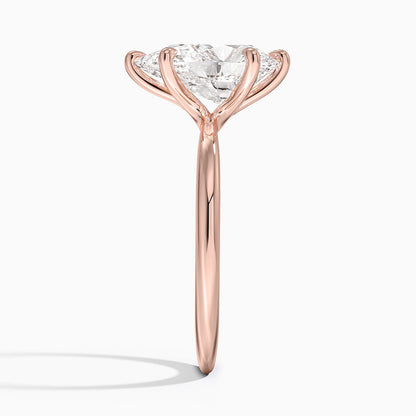 Каблучка з діамантом солітер Freesia Pear Cut