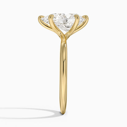 Каблучка з діамантом солітер Freesia Pear Cut