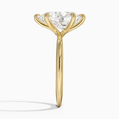 Каблучка з діамантом солітер Freesia Pear Cut