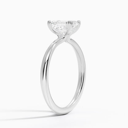 Freesia Emerald Solitaire Ring