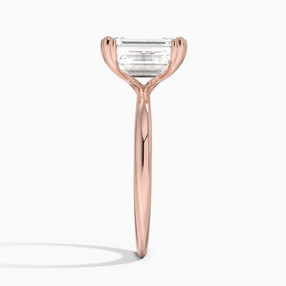 Freesia Emerald Solitaire Ring