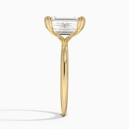 Freesia Emerald Solitaire Ring