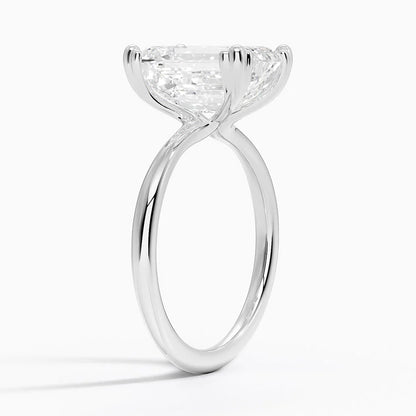 Freesia Emerald Solitaire Ring