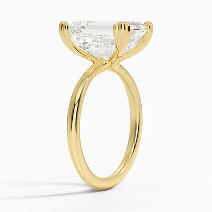 Freesia Emerald Solitaire Ring