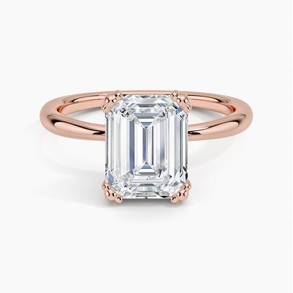 Freesia Emerald Solitaire Ring