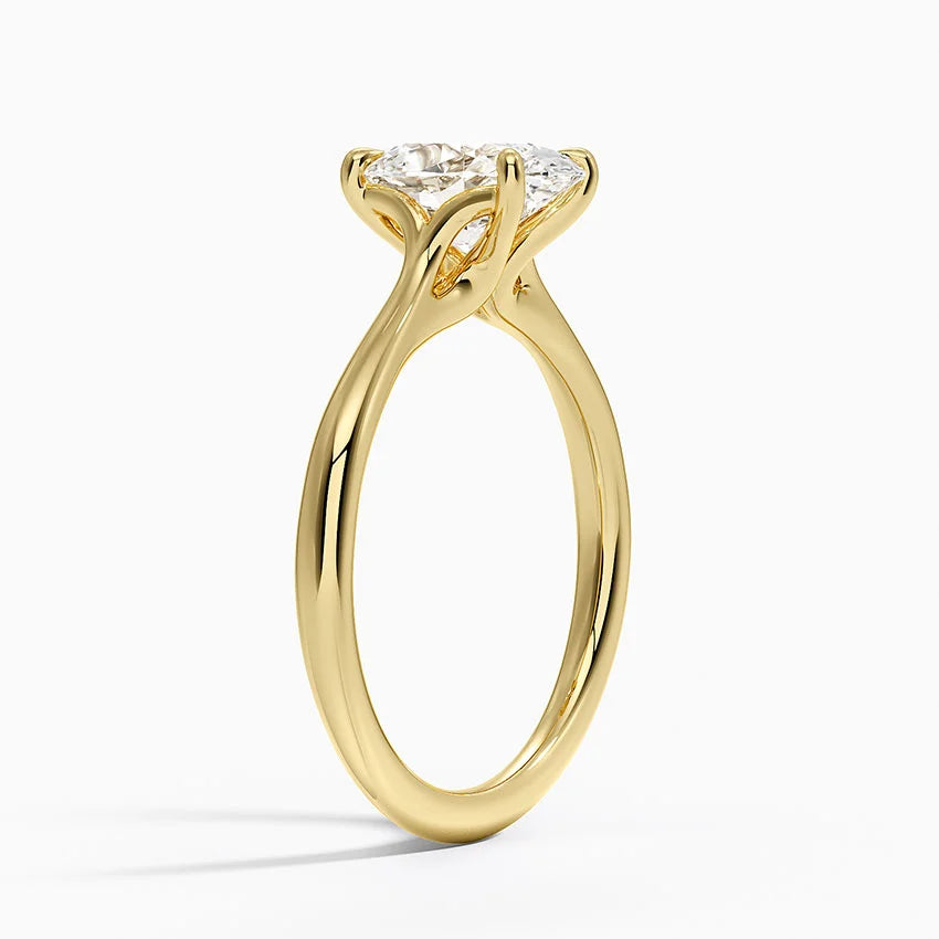 Freesia Cathedral Solitaire Ring