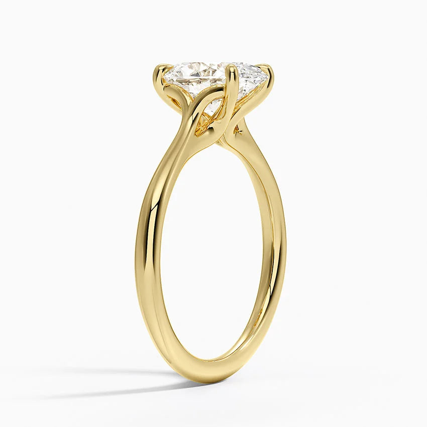 Freesia Cathedral Solitaire Ring