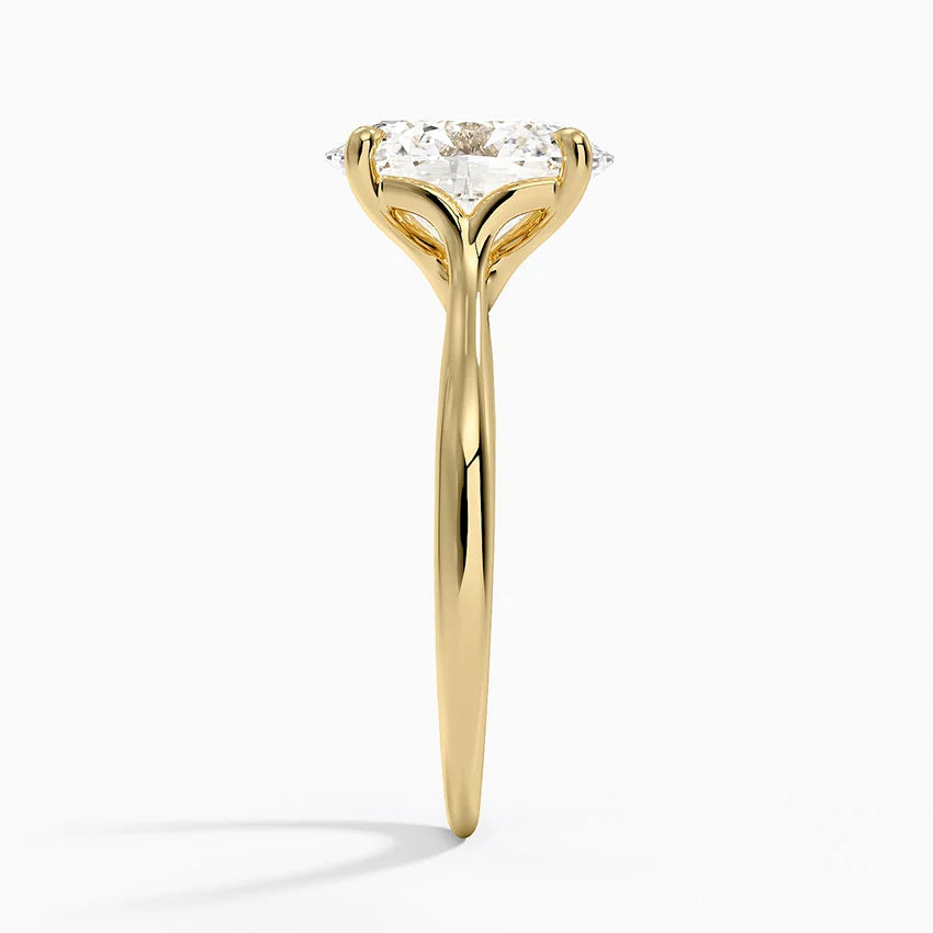 Freesia Cathedral Solitaire Ring