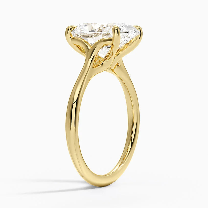 Freesia Cathedral Solitaire Ring