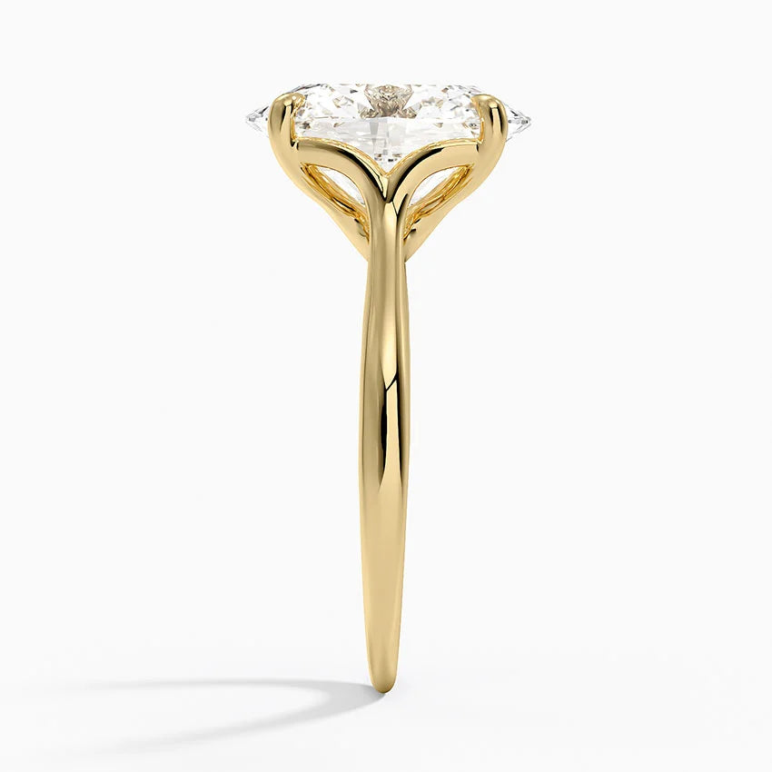 Freesia Cathedral Solitaire Ring