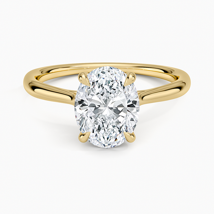 Freesia Cathedral Solitaire Ring