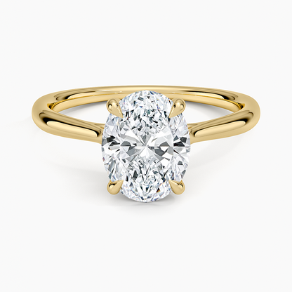 Freesia Cathedral Solitaire Ring