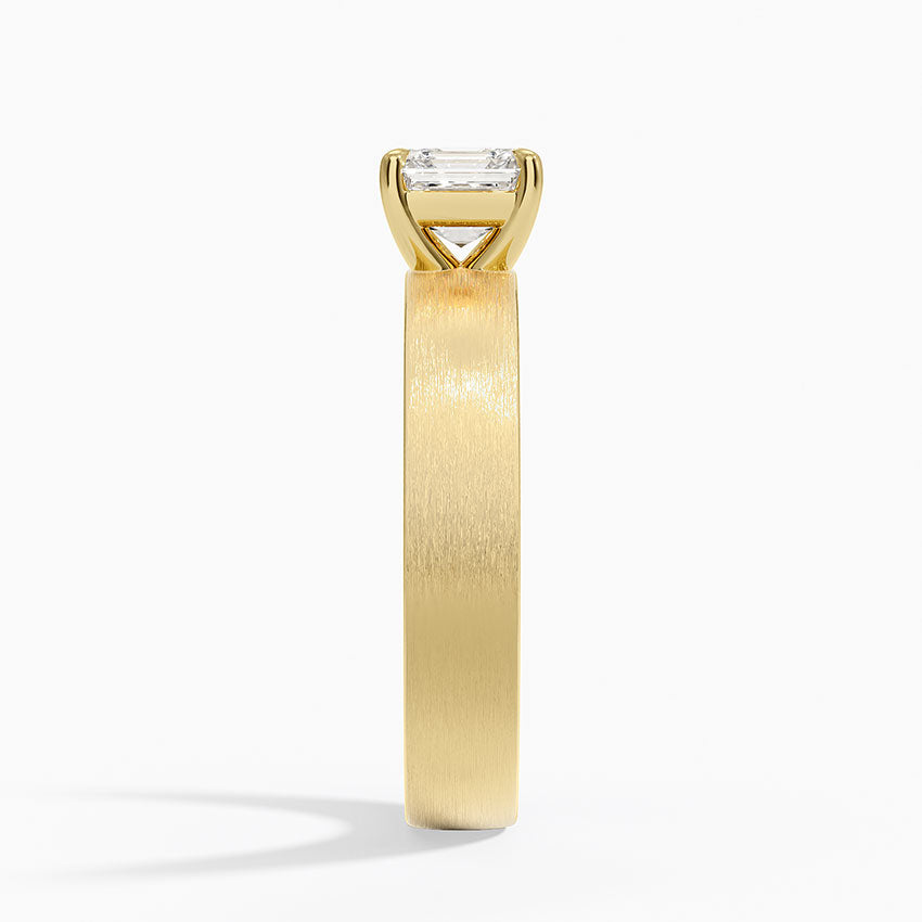 Peyton 4mm Satin Finish Solitaire Ring