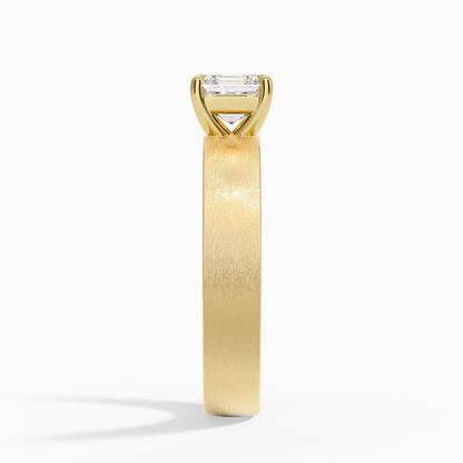 Peyton 4mm Satin Finish Solitaire Ring