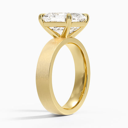 Peyton 4mm Satin Finish Solitaire Ring