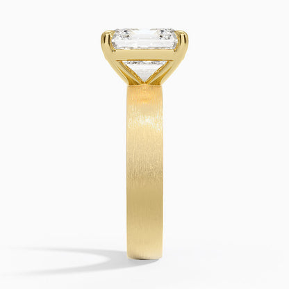 Peyton 4mm Satin Finish Solitaire Ring