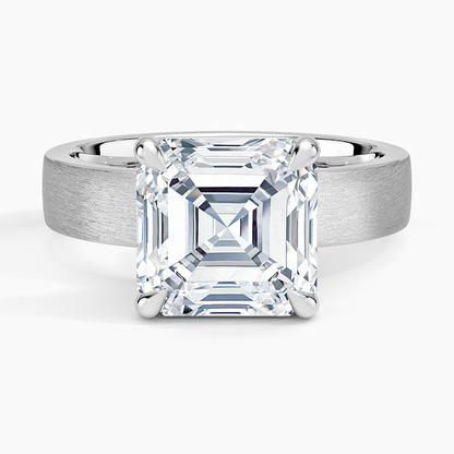 Peyton 4mm Satin Finish Solitaire Ring