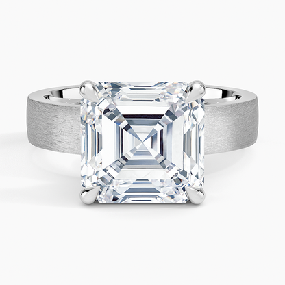 Peyton 4mm Satin Finish Solitaire Ring