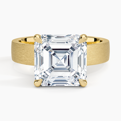 Peyton 4mm Satin Finish Solitaire Ring