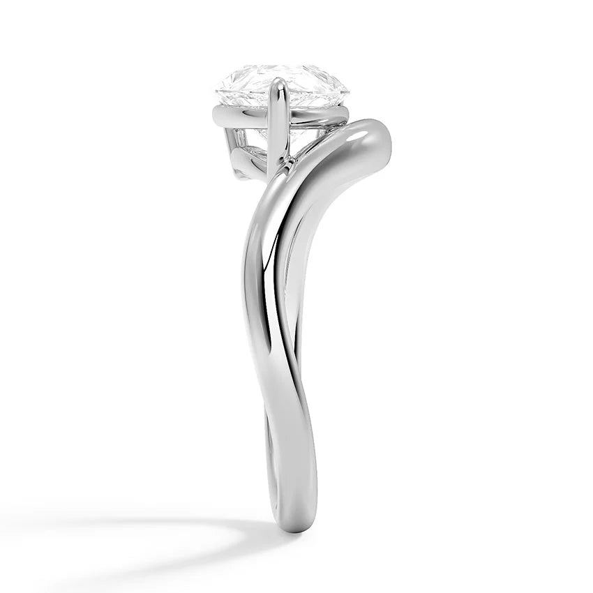 Silhouette Solitaire Ring