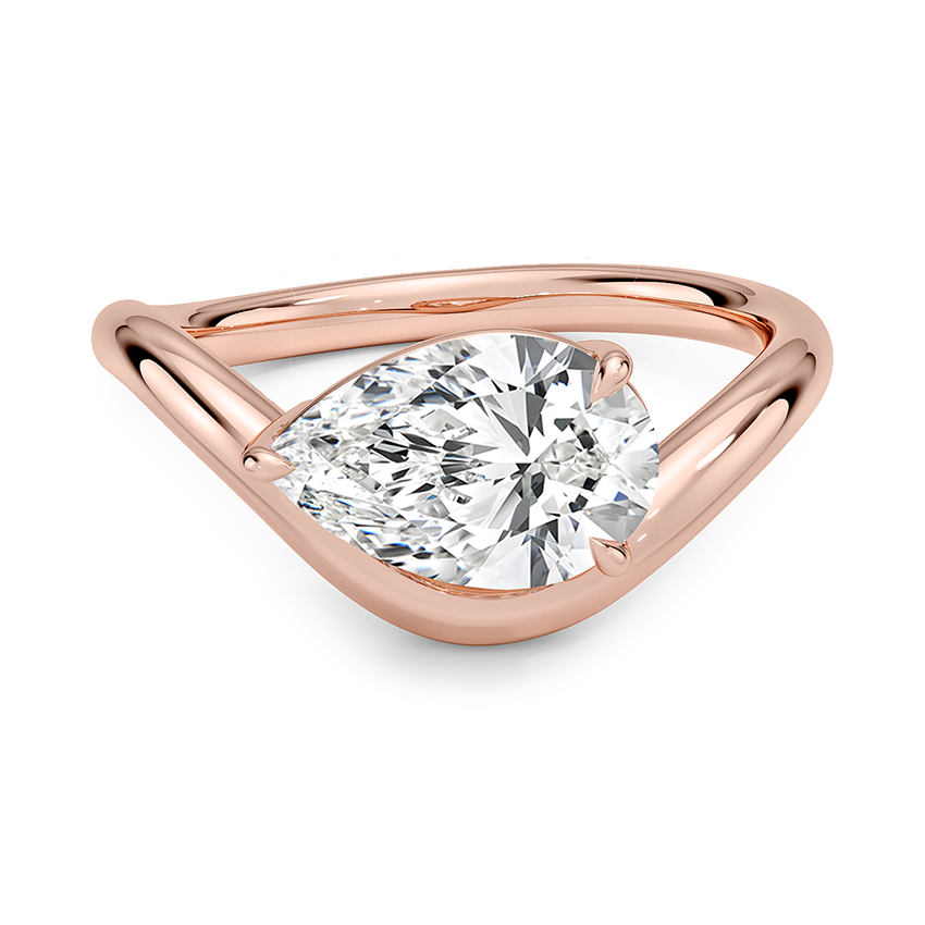Silhouette Solitaire Ring