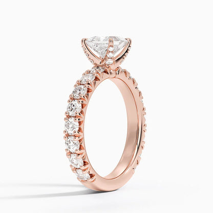 Ellora Diamond Ring Hidden Halo