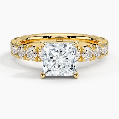 Ellora Diamond Ring Hidden Halo