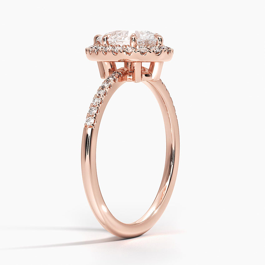 Cambria Halo Diamond Ring