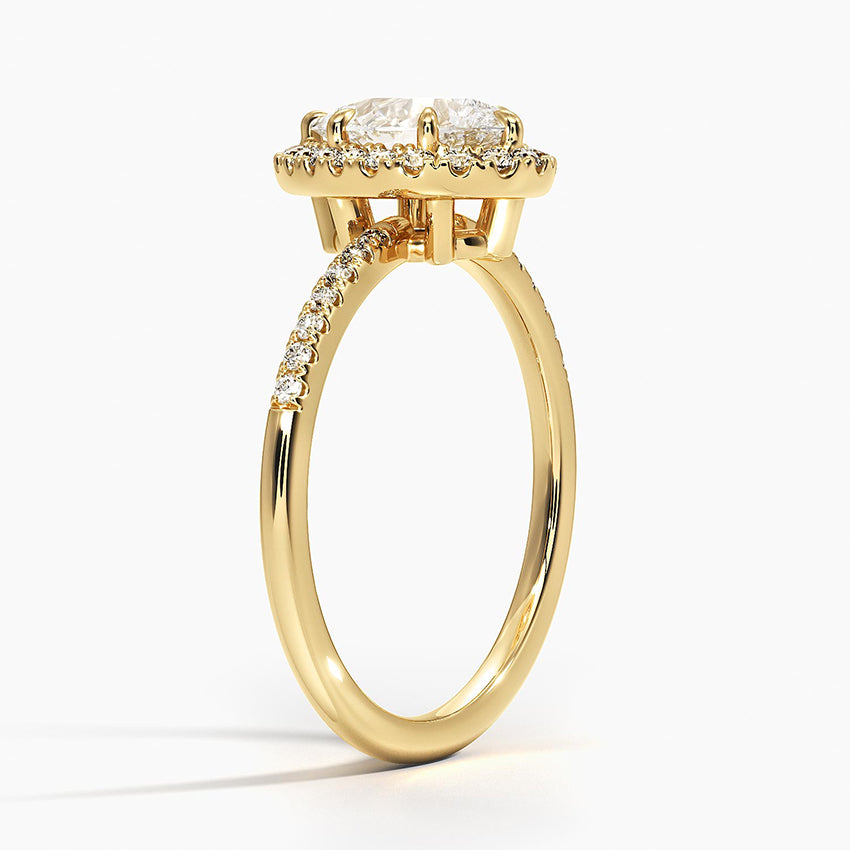 Cambria Halo Diamond Ring