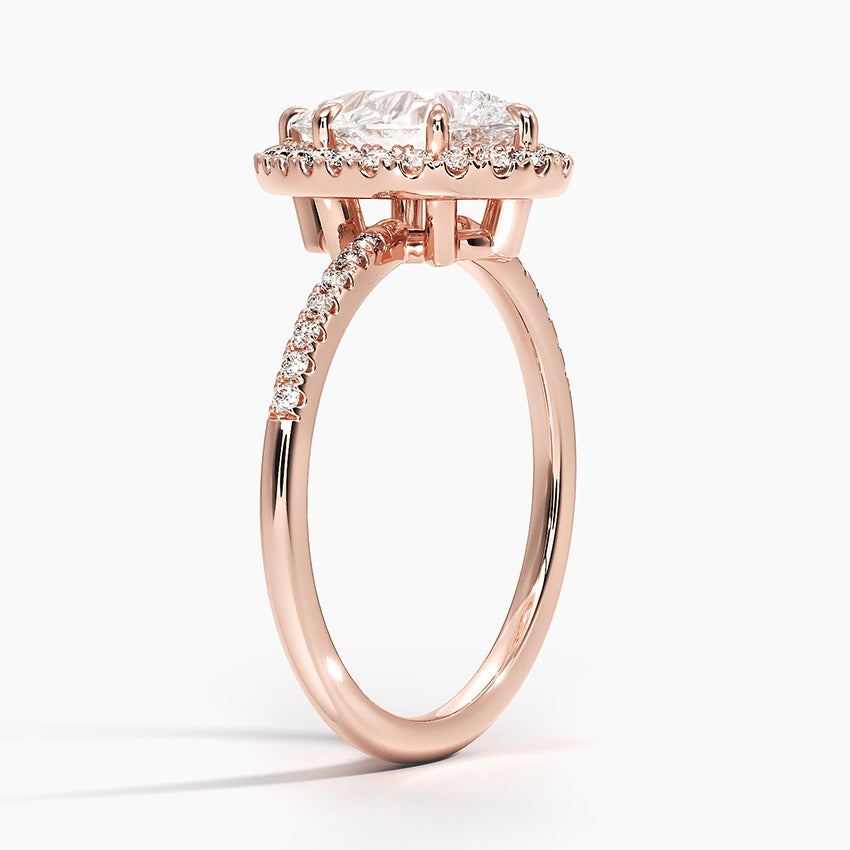 Cambria Halo Diamond Ring