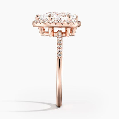 Cambria Halo Diamond Ring