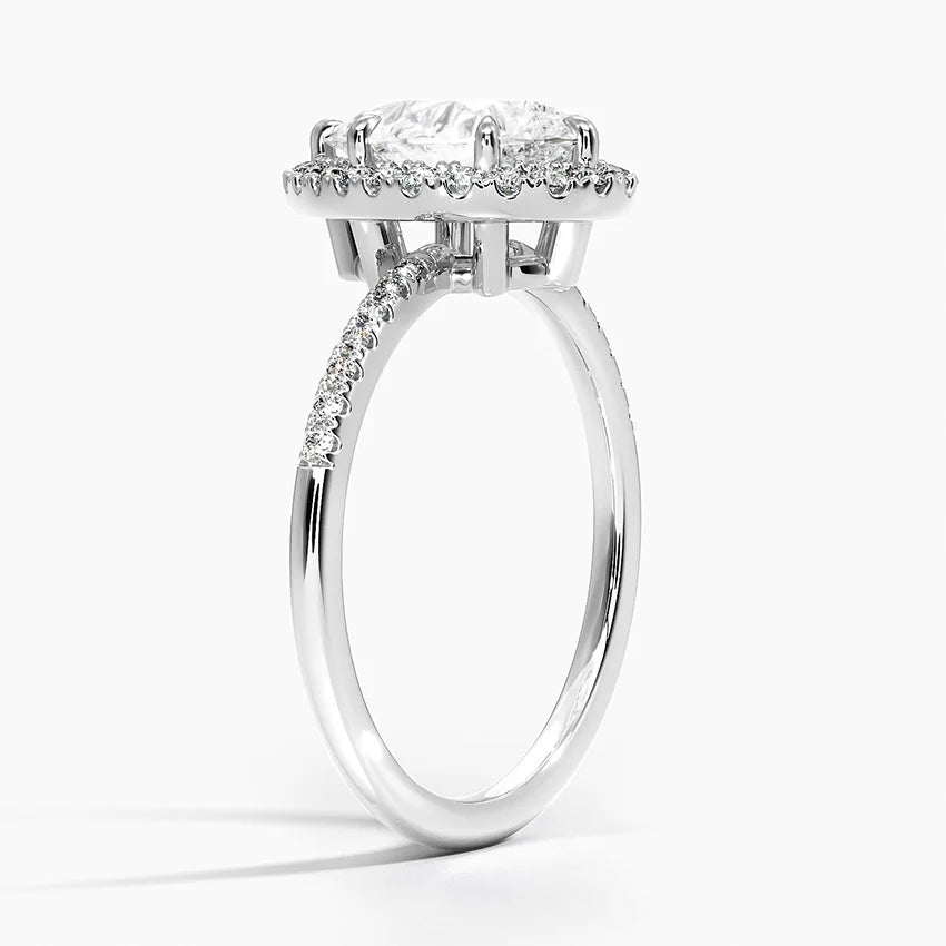 Cambria Halo Diamond Ring