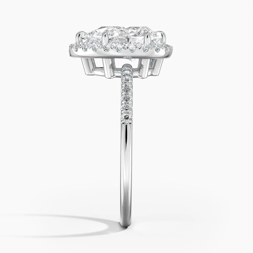 Cambria Halo Diamond Ring