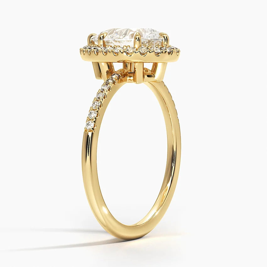 Cambria Halo Diamond Ring
